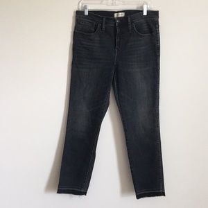 Madewell Slim Straight black jeans